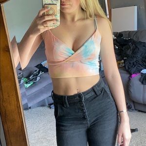 Tye Dye crop top. NWOT